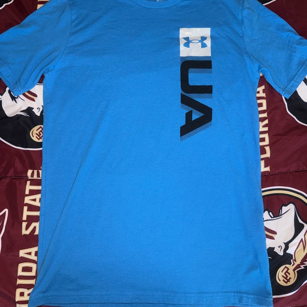 Under Armour Men's Bright Blue Graphic Tee